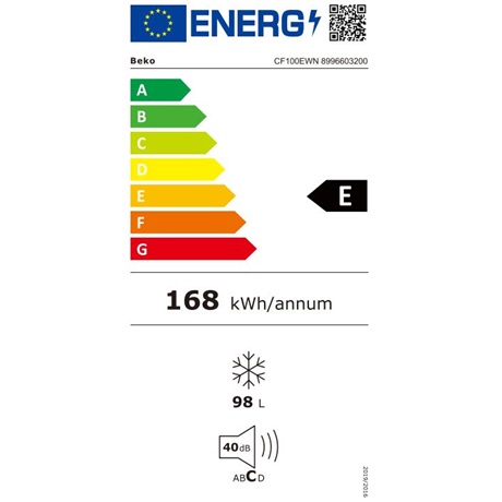 Beko CF100EWN Fagyasztóláda 100L