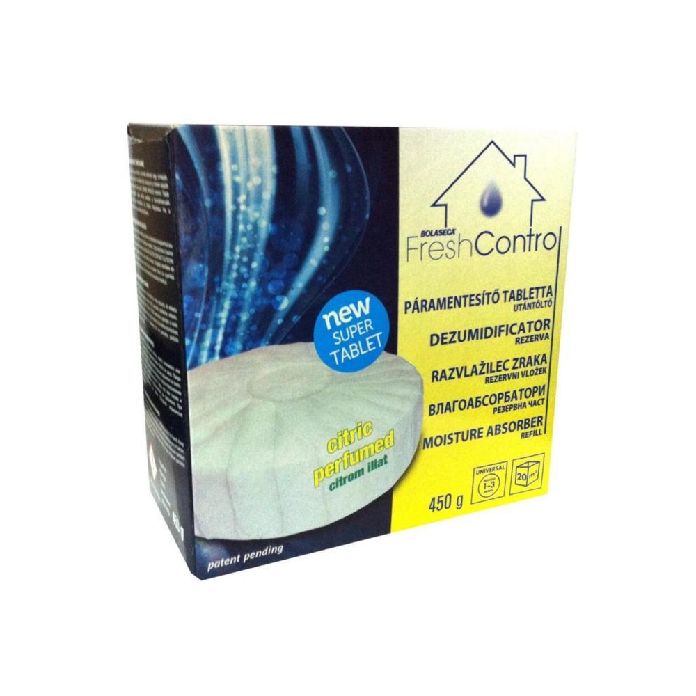 Páramentesítő utántöltő tabletta 450 g Bolaseca citrom (9005)