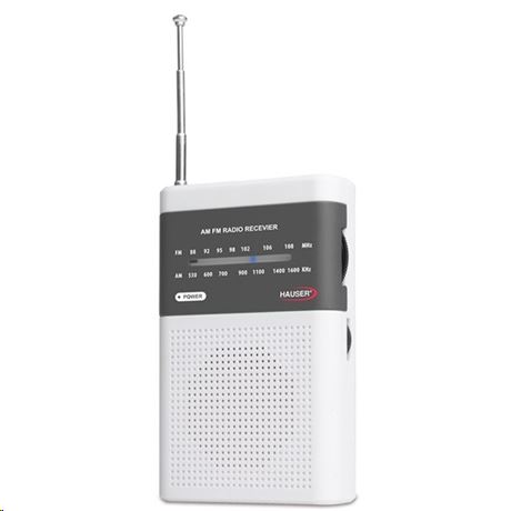 Hauser TR-903W zsebrádió fehér