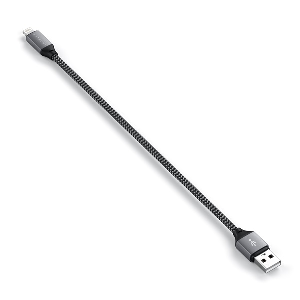 Satechi ST-TAL10M 25cm USB A - Lightning szürke kábel Satechi ST-TAL10M 25cm USB A - Lightning szürke kábel