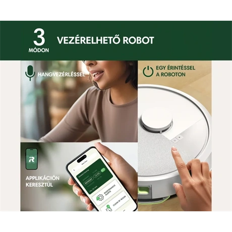 Irobot ROOMBA 105 COMBO WHITE Robotporszívó Fehér