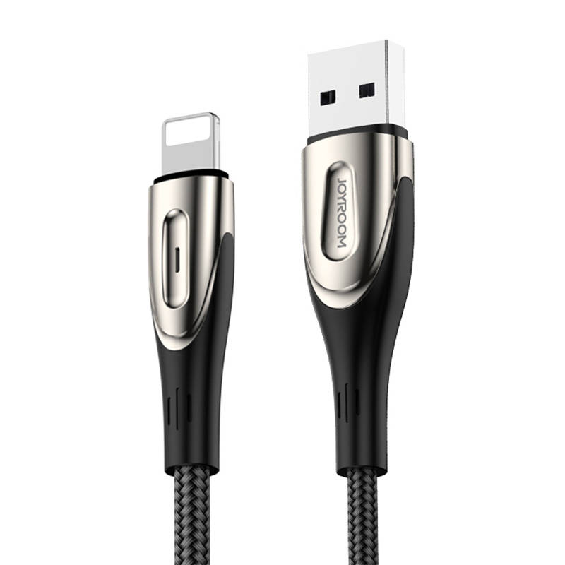 Cable to USB / Lightning / 3A 1.2m Joyroom S-M411 (black) Cable to USB / Lightning / 3A 1.2m Joyroom S-M411 (black)