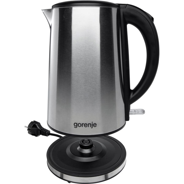 Gorenje K15DWS 1,5L-es ezüst vízforraló Gorenje K15DWS 1,5L-es ezüst vízforraló