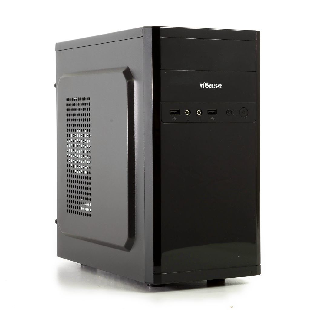 nBase 633 Micro ATX + N450W PSU ház fekete