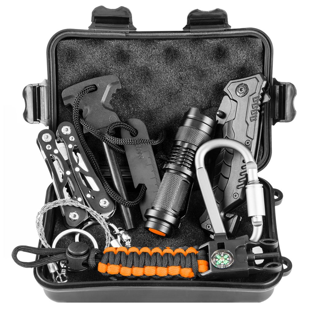 NEO Tools 63-154 8in1 túlélő készlet dobozban  