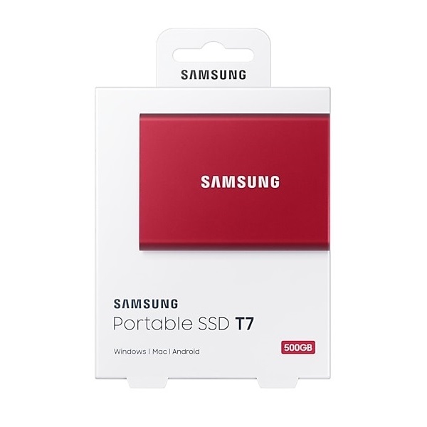 2TB Samsung T7 külső SSD meghajtó piros (MU-PC2T0R) 2TB Samsung T7 külső SSD meghajtó piros (MU-PC2T0R)