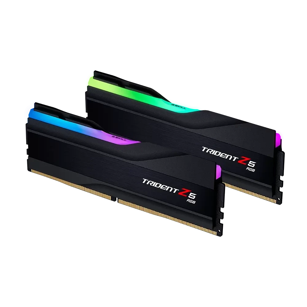G.SKILL Trident Z5 RGB-6000Mhz CL30-36-36-96 1.35V 32GB Kit2 (2x16GB)Intel XMP Memória Fekete