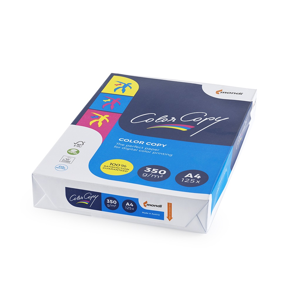 Mondi Másolópapír, digitális A4, 350g,  125ív/csomag,