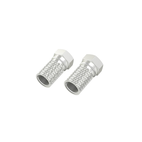 Hama FIC szerelhető 6,5mm menetes SAT F dugó 2db Hama FIC szerelhető 6,5mm menetes SAT F dugó 2db