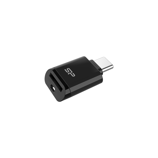 Silicon Power USB Type-C 3.2 MicroSD UHS-I DDR200 180MB/s olvasási és 165MB/s írási sebesség Kártyaolvasó Fekete Silicon Power USB Type-C 3.2 MicroSD UHS-I DDR200 180MB/s olvasási és 165MB/s írási sebesség Kártyaolvasó Fekete