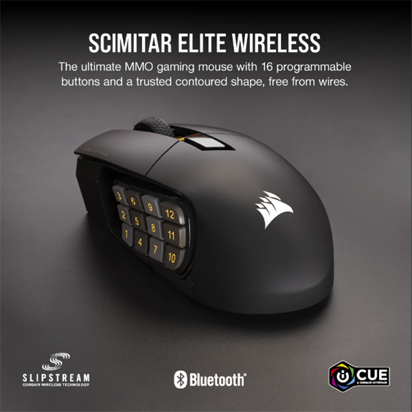 CORSAIR SCIMITAR ELITE   Vezeték Nélküli Egér Gaming