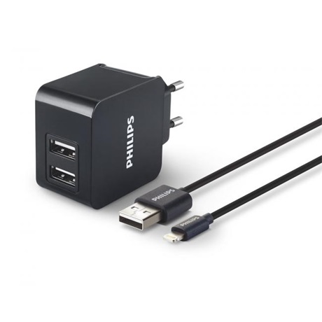 Philips DLP2307V/12 KETTŐS USB HÁLÓZATI TÖLTŐ