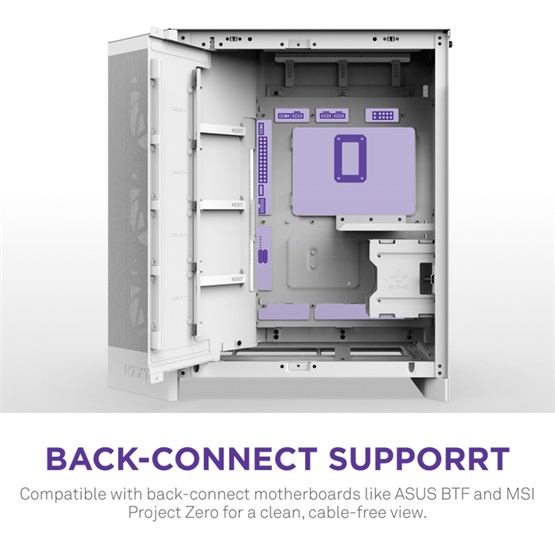 HÁZ NZXT Midi - H9 Flow (2025) - Matt fehér - CM-H92FW-01