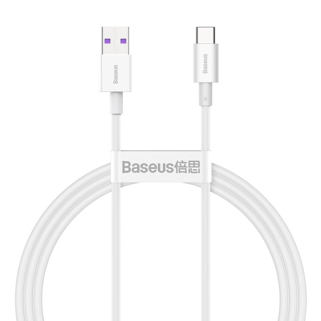 Baseus Superior Series USB-USB-C kábel, 66W, 1m, fehér (CATYS-02) Baseus Superior Series USB-USB-C kábel, 66W, 1m, fehér (CATYS-02)