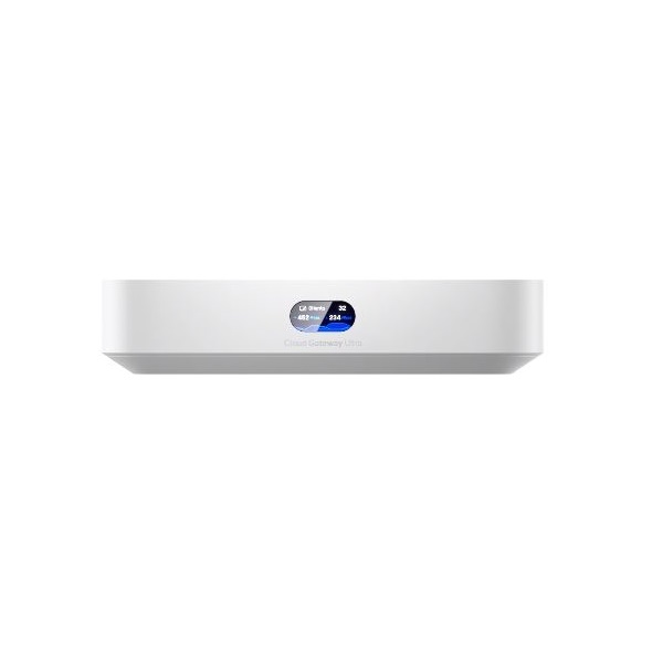 Ubiquiti UniFi UCG-ULTRA 4xGbE LAN 1x2.5 Multi-Gigabit WAN port Security Cloud Gateway router Ubiquiti UniFi UCG-ULTRA 4xGbE LAN 1x2.5 Multi-Gigabit WAN port Security Cloud Gateway router