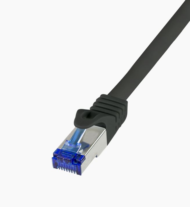 Logilink Patch kábel Ultraflex  Cat.6A  S/FTP 3 m Fekete