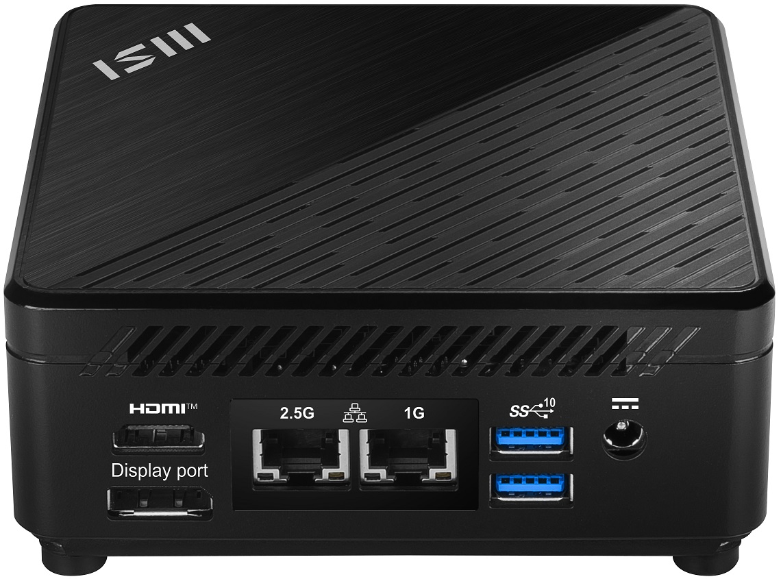 MSI 407BEU-B31215UXX Cubi 5 12M  Intel Core i3-1215U  barebone mini PC Fekete