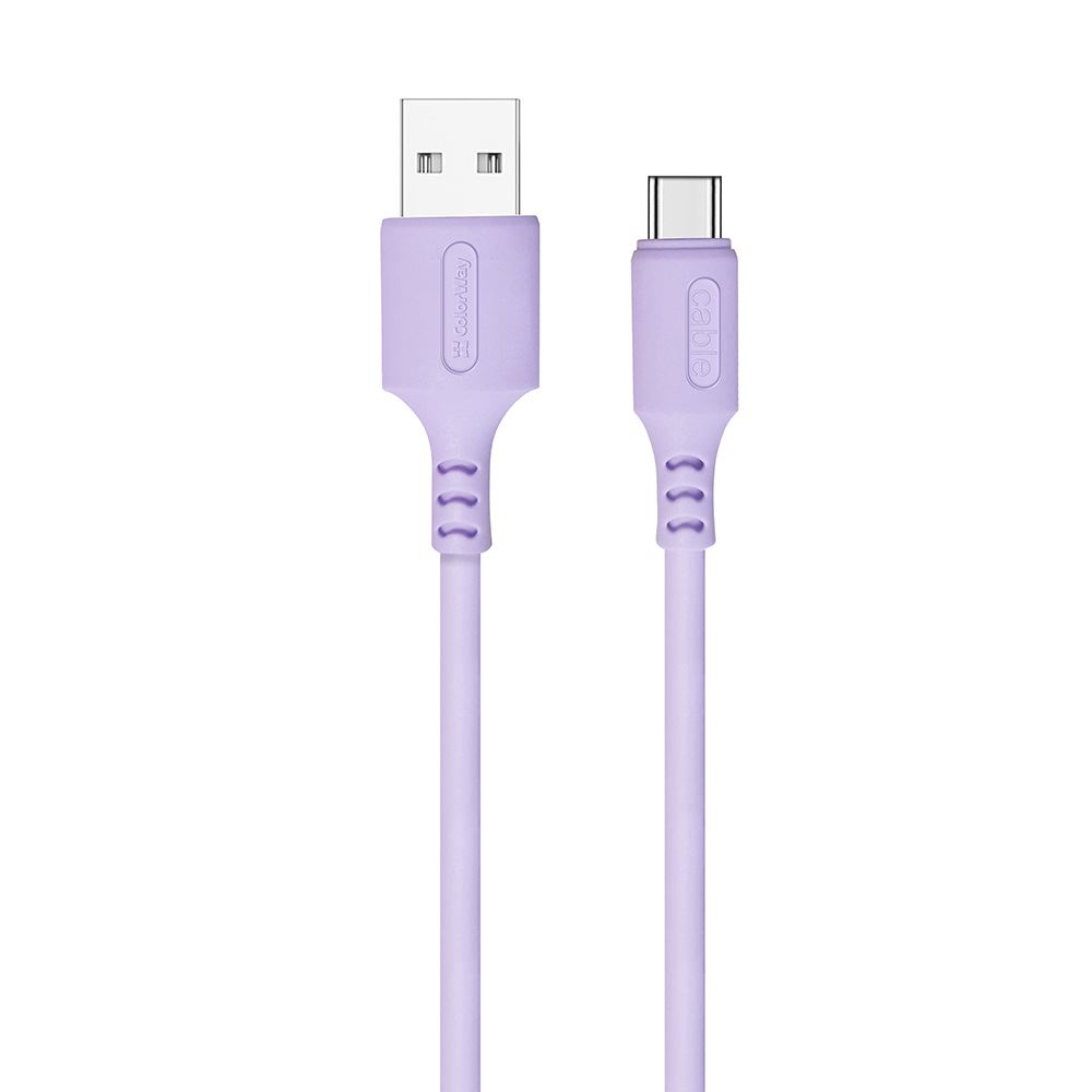 ColorWay USB-A - Type-C kábel 1m lila (CW-CBUC044-PU) ColorWay USB-A - Type-C kábel 1m lila (CW-CBUC044-PU)