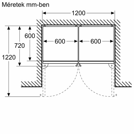 Bosch KGN39AIAU Alulfagyasztós hűtőszekrény, A energiaosztály, Inox