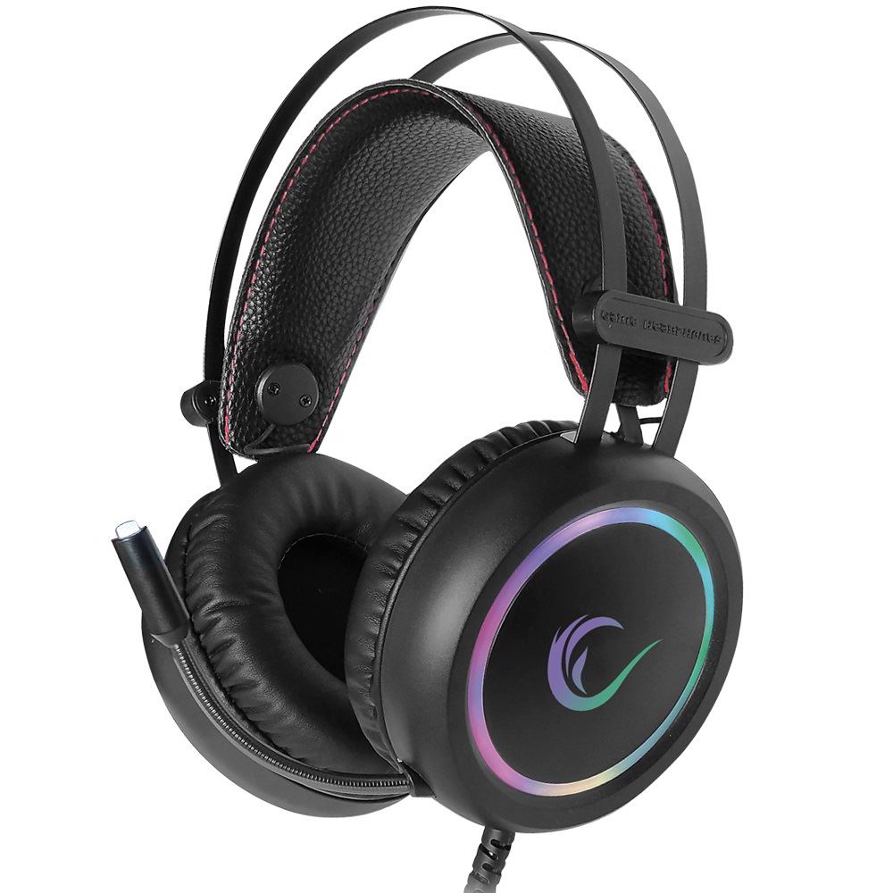 Rampage STORMY RGB 7.1 Surround Gaming mikrofonos fejhallgató fekete (30505) Rampage STORMY RGB 7.1 Surround Gaming mikrofonos fejhallgató fekete (30505)