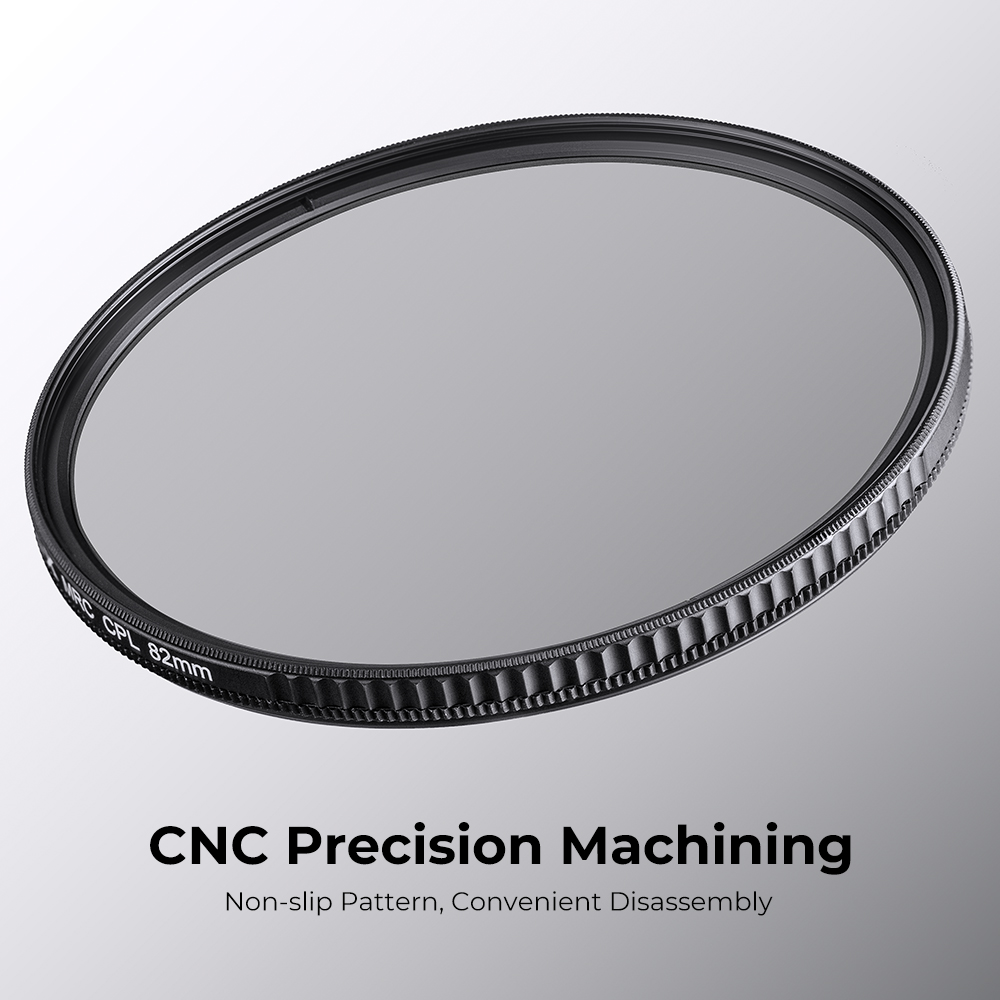 K&F Concept NANO-X series, MCUV + CPL szűrő, vízlepergető, karcálló, fém objektívsapka + tok, 67mm