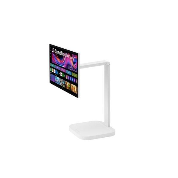 LG  31,5" 32U889SA-W Monitor - 3840x2160, 4K, LED, IPS, 60Hz, 5ms, Hangszóró, Wifi, Bluetooth, webOS, Érintőképernyő,  Pivot, Fehér