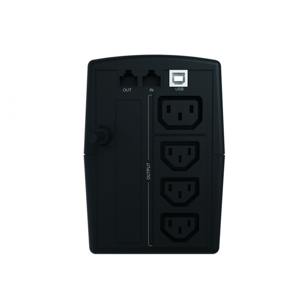 Conceptronic Szünetmentes 650VA - ZEUS01E (6x IEC C13, line-interaktív, 2x RJ45 vonalvédelem, HID USB, fekete) Conceptronic Szünetmentes 650VA - ZEUS01E (6x IEC C13, line-interaktív, 2x RJ45 vonalvédelem, HID USB, fekete)