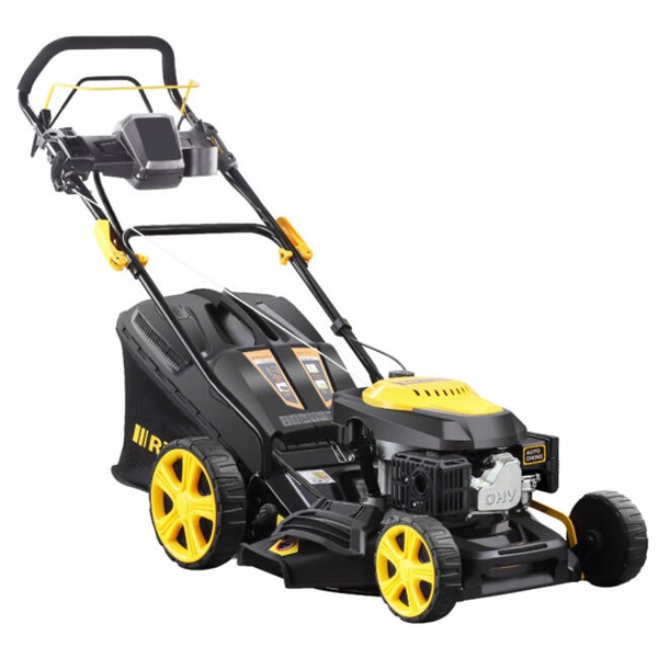 Riwall RPM 4735 E 4 az 1-ben elektromos indítással önjáró benzinmotoros multifunkciós fűnyíró Riwall RPM 4735 E 4 az 1-ben elektromos indítással önjáró benzinmotoros multifunkciós fűnyíró