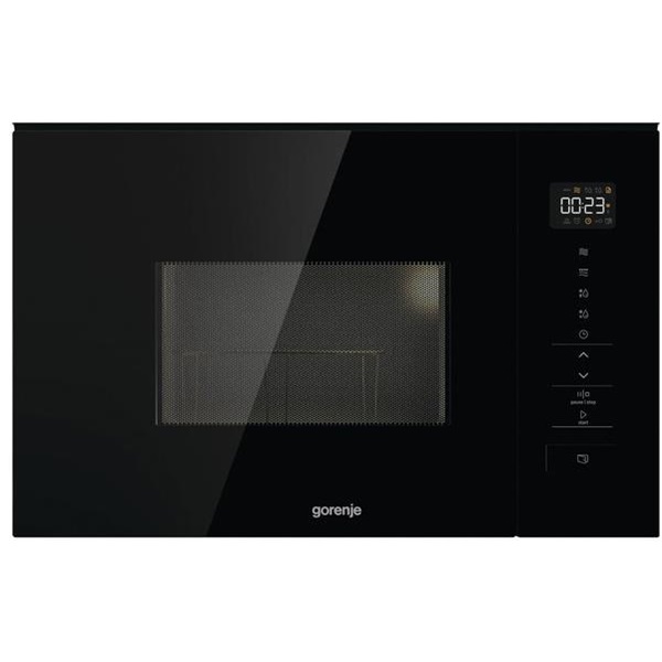 Gorenje BM201SG3DBG 800W 20L beépíthető mikrohullámú sütő Fekete