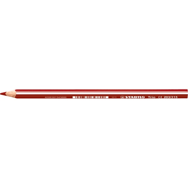 Stabilo Trio thick 203/315 cseresznye piros vastag színes ceruza Stabilo Trio thick 203/315 cseresznye piros vastag színes ceruza