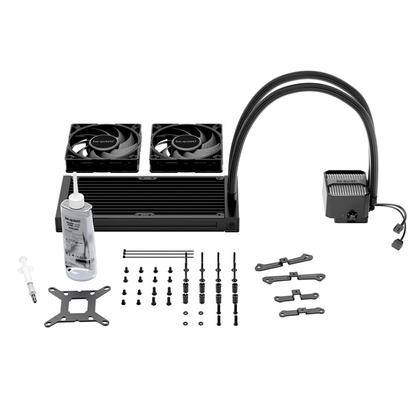 Be Quiet!  SILENT LOOP 3 240mm Black  2x120mm  csatlakozó: 3pin cső hossza: 400mm CPU Water Cooler  Fekete 