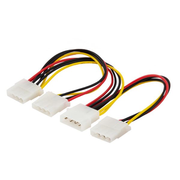 Savio AK-16 Molex tápkábel – 3x Molex 4 pin anya Savio AK-16 Molex tápkábel – 3x Molex 4 pin anya