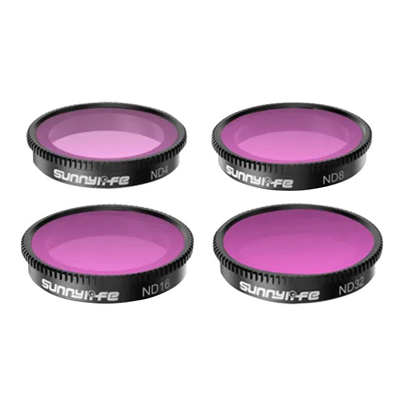 Set of 4 filters ND4+ND8+ND16+ND32 Sunnylife for Insta360 GO 3/2 Set of 4 filters ND4+ND8+ND16+ND32 Sunnylife for Insta360 GO 3/2