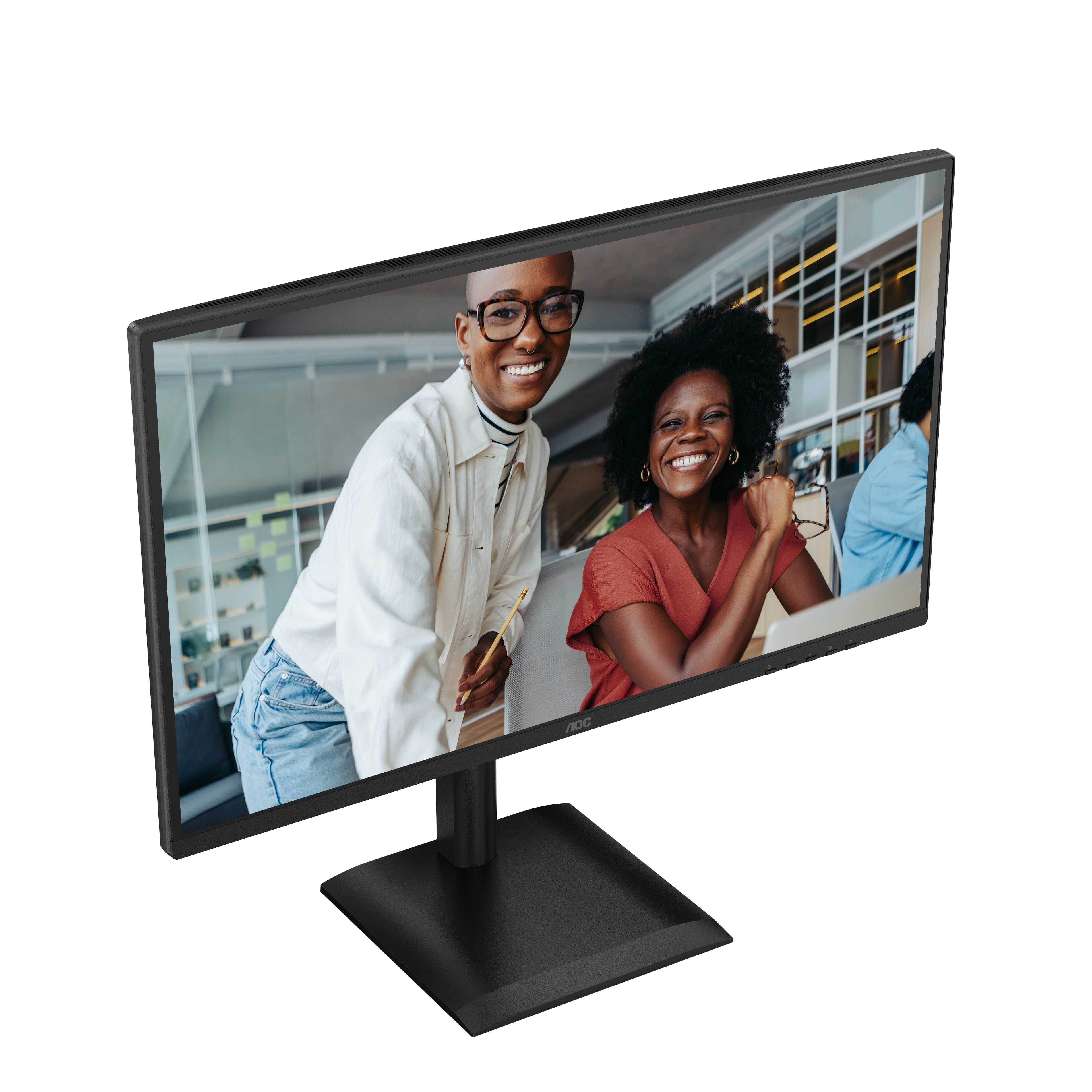 AOC  27" 27E4U Monitor - 1920x1080, Full HD, LED, IPS, 120Hz, 4ms, Hangszóró, Pivot, Fekete