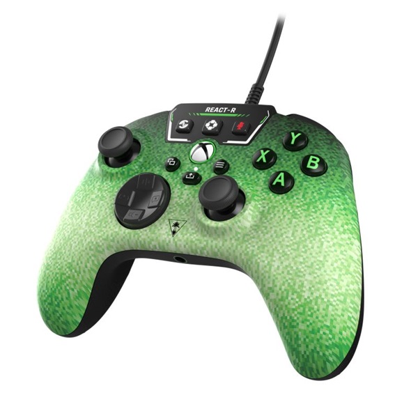 Turtle Beach TBS-0740-05 REACT-R PC/Xbox One/Xbox Series X|S vezetékes zöld kontroller Turtle Beach TBS-0740-05 REACT-R PC/Xbox One/Xbox Series X|S vezetékes zöld kontroller