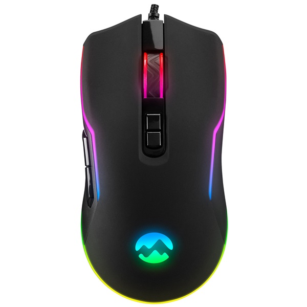 Everest   SM-G14 DUSK 7200 DPI  7gomb optikai RGB LED Gamer Egér Fekete 