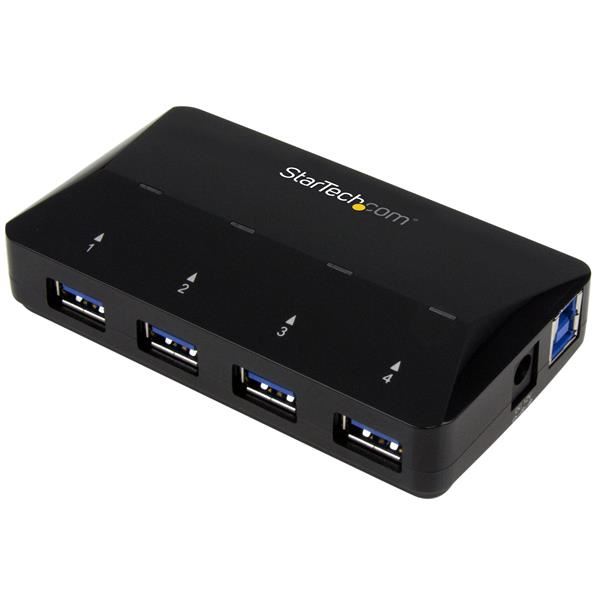 StarTech.com 4 portos USB 3.0 Hub fekete (ST53004U1C) StarTech.com 4 portos USB 3.0 Hub fekete (ST53004U1C)
