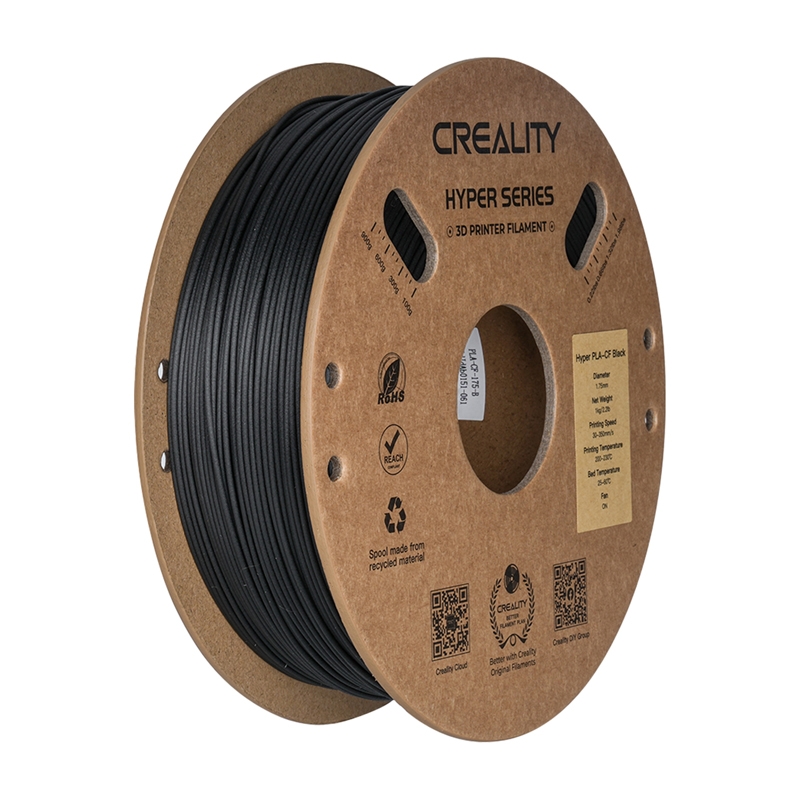 Creality Hyper PLA-CF Filament Fekete