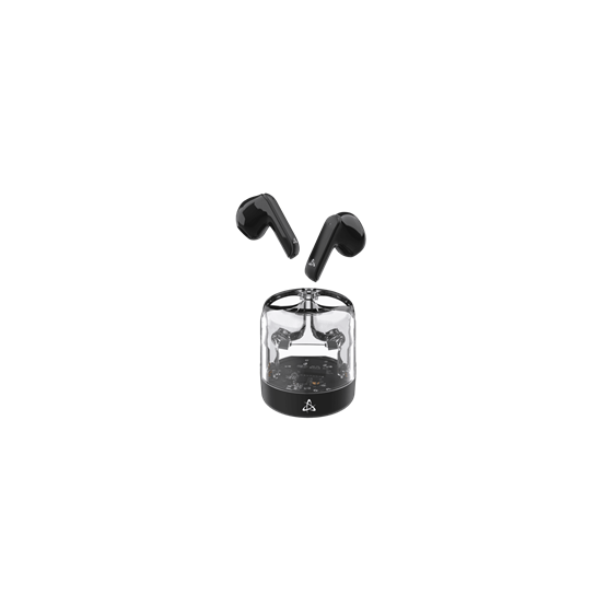  SBOX EB-TWS12B bluetooth v5.4 in-ear fülhallgató mikrofonnal  EDR Fekete