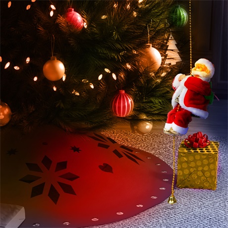Family Christmas 58756 KARÁCSONYI ZENÉLŐ VILÁGÍTÓ ÉS MÁSZÓ MIKULÁS