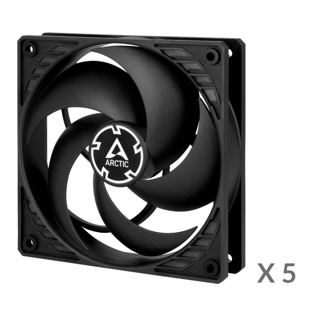 Arctic P12 PWM PST Value Pack ház hűtő ventilátor 12cm fekete-fekete (5db) (ACFAN00137A) Arctic P12 PWM PST Value Pack ház hűtő ventilátor 12cm fekete-fekete (5db) (ACFAN00137A)