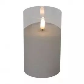 Somogyi LED-es gyertya üvegben 7,5cm (átmérő) x 12,5cm (CD 1) Somogyi LED-es gyertya üvegben 7,5cm (átmérő) x 12,5cm (CD 1)