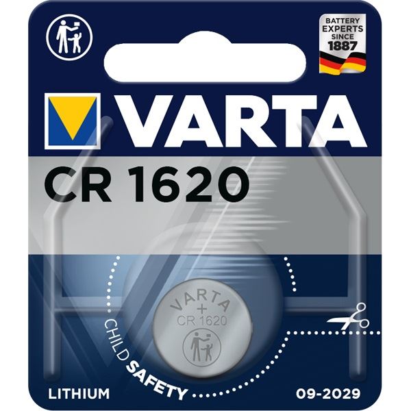 Varta CR1620 lítium gombelem 1db/bliszter (6620112401) Varta CR1620 lítium gombelem 1db/bliszter (6620112401)