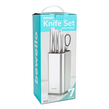 Bewello BW1025 7 részes Kés készlet 