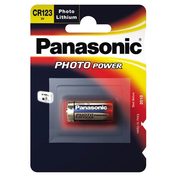 Panasonic 3V CR-123AL-1BP Lítium fotóelem Panasonic 3V CR-123AL-1BP Lítium fotóelem