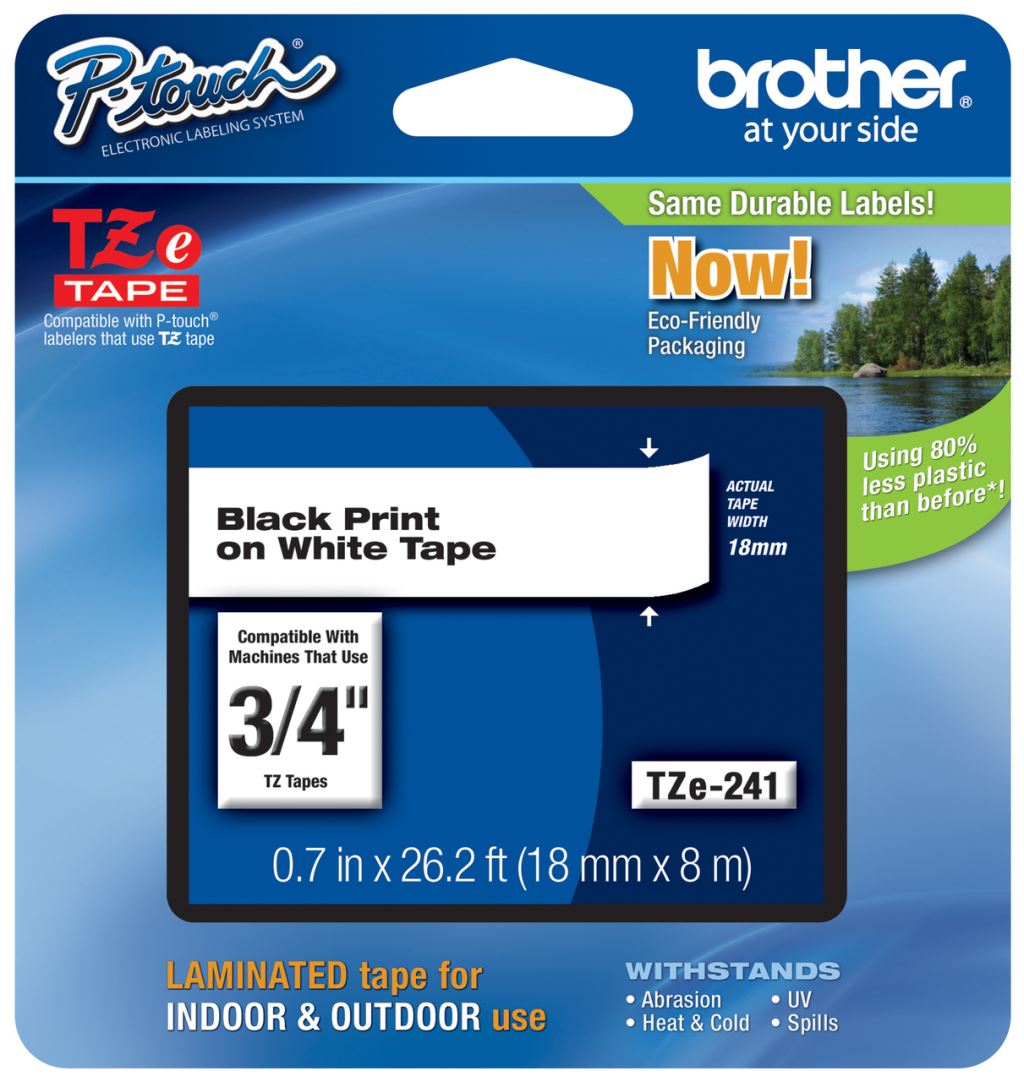 Brother P-touch TZe-241 szalag (TZE241) Brother P-touch TZe-241 szalag (TZE241)