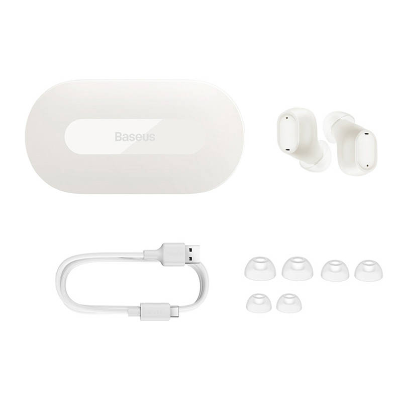 Wireless earphones Baseus Bowie EZ10 (white) Wireless earphones Baseus Bowie EZ10 (white)