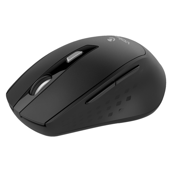  Volkano Chrome Series 2.4Ghz Ergonómikus vezeték nélküli egér  Fekete