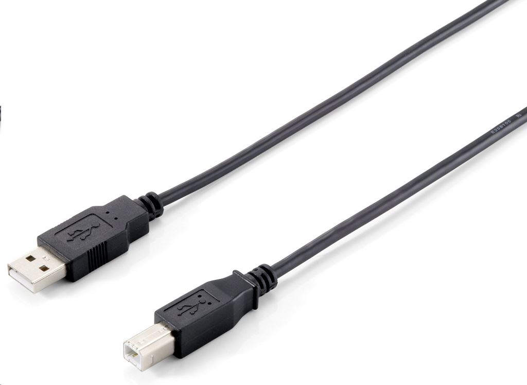 Equip 128863 USB 2.0 A-B nyomtató kábel apa - apa duplán árnyékolt 1m Equip 128863 USB 2.0 A-B nyomtató kábel apa - apa duplán árnyékolt 1m