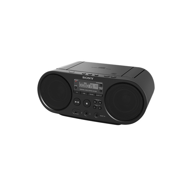 Sony ZS-PS50 Boombox, rádió, hordozható CD-lejátszó fekete (ZSPS50B.CET)